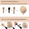 Neutral Balloon Garland Arch Kit-119Pcs Tan Beige Double Stuffed Balloons White Sand Cream for Boho Teddy Bear Theme Baby Shower Gender Reveal Birthday Party Decoration Supplies